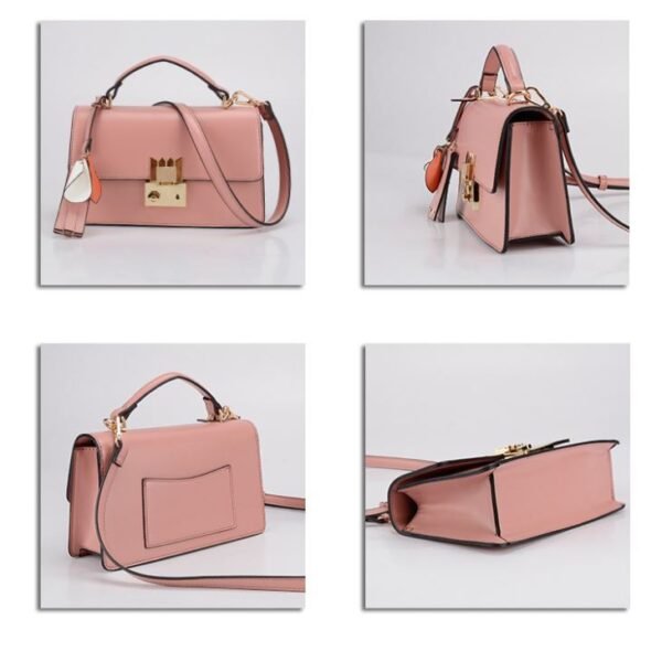 shoulder bag with buckle