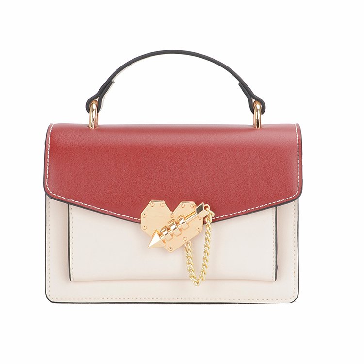 black crossbody bag with gold buckle