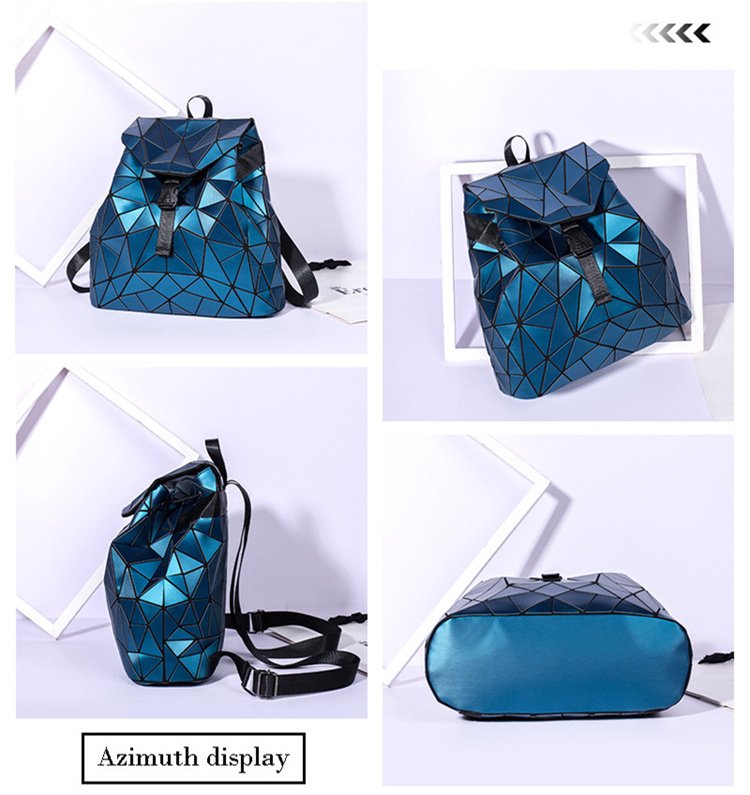 reflective geometric backpack 2023