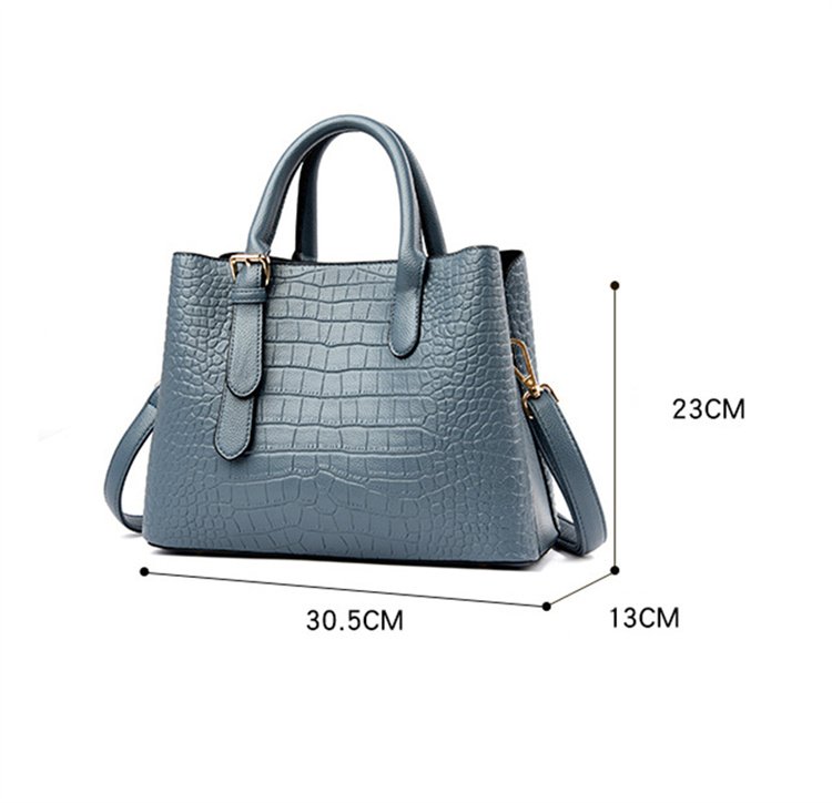 faux croc leather crossbody bag