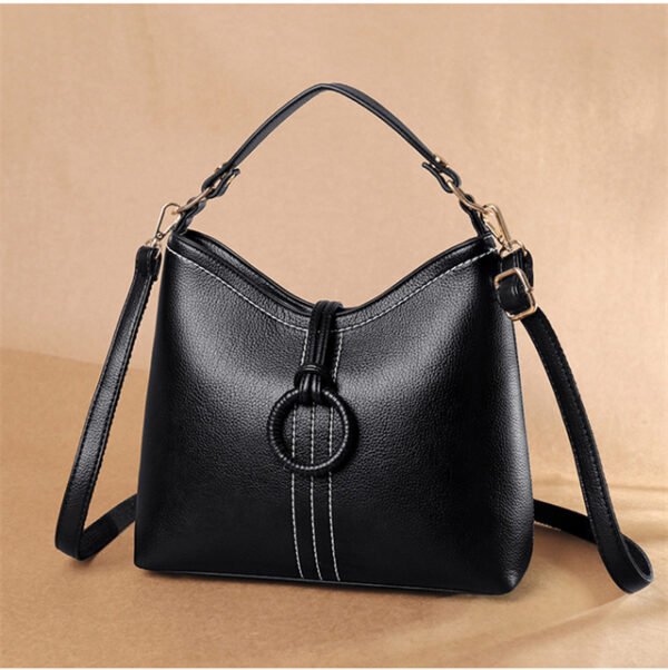 faux leather crossbody messenger bag